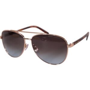 Marc Jacobs Metal Aviator Sunglasses - Gold / Havana - NWT